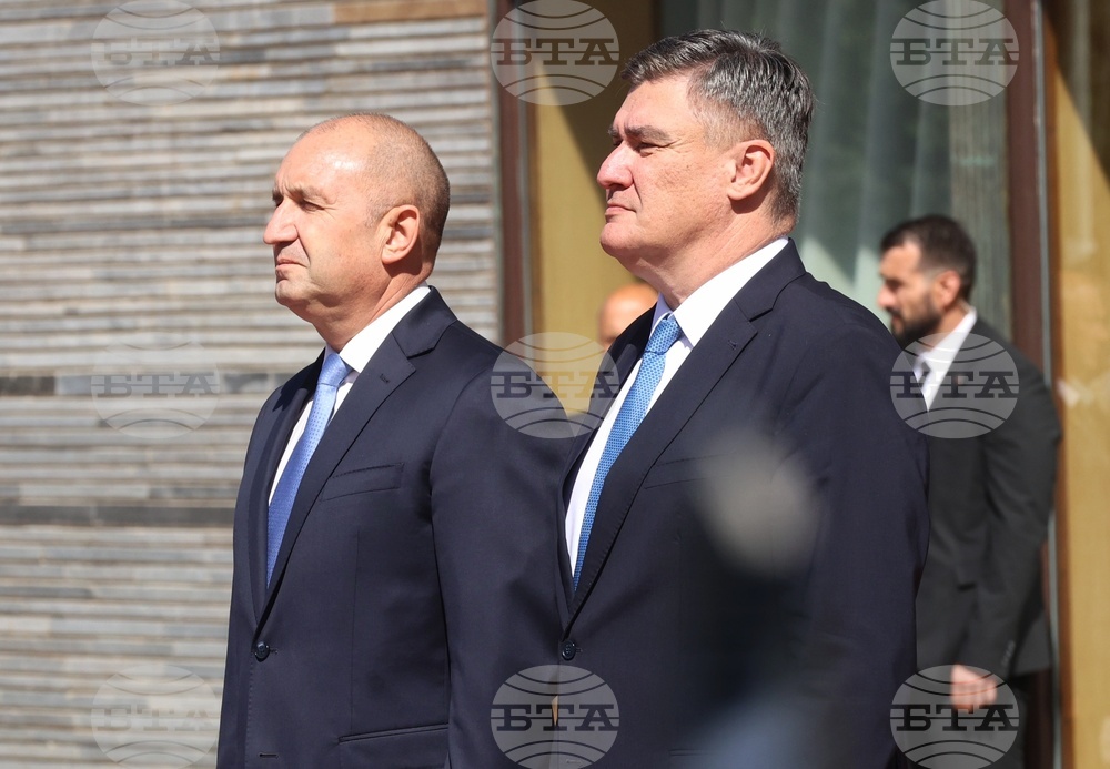 Хърватия - Румен Радев - Зоран Миланович - посрещане - официална церемония