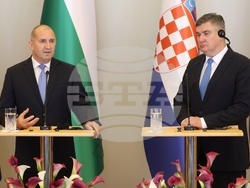 Хърватия - Румен Радев - Зоран Миланович - пресконференция