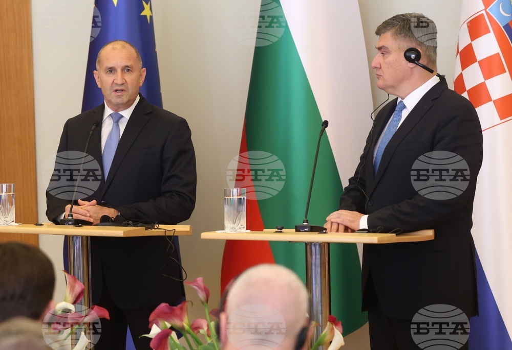 България и Хърватия се утвърдиха като важен фактор за сигурността и стабилността в Югоизточна Европа, заяви президентът Румен Радев в Загреб