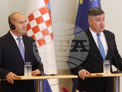 Хърватия - Румен Радев - Зоран Миланович - пресконференция
