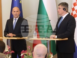 Хърватия - Румен Радев - Зоран Миланович - пресконференция