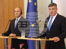 Хърватия - Румен Радев - Зоран Миланович - пресконференция