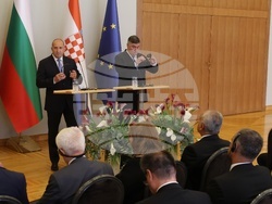 Хърватия - Румен Радев - Зоран Миланович - пресконференция