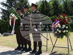Хърватия - Румен Радев - Българско военно гробище - почит