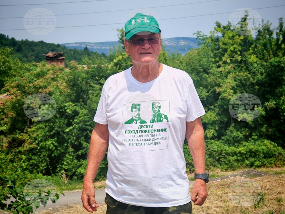 Удовлетворението да се отдаде почит към героите е много голяма награда за мен, каза ръководителят на похода-поклонение по бойния път на четата на Хаджи Димитър и Стефан Караджа