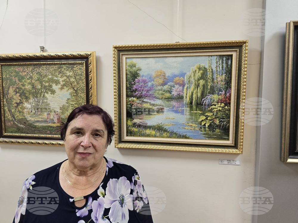 Изложба „Магията на гоблените“ на Тодорка Атанасова бе открита в Плевен