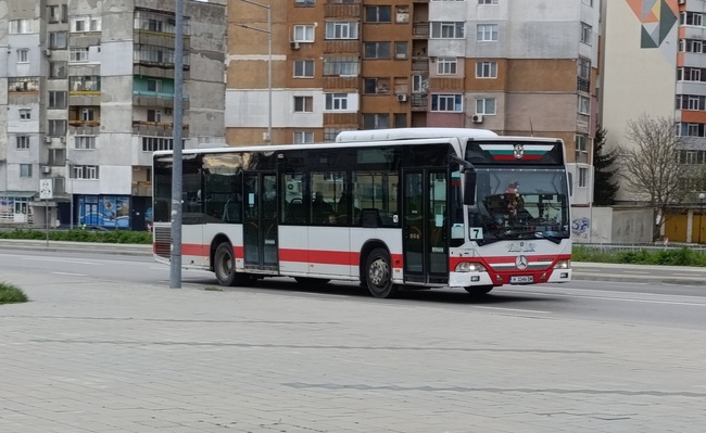 Автобусна линия №7 в Шумен ще изпълнява допълнителен курс от 4 август
