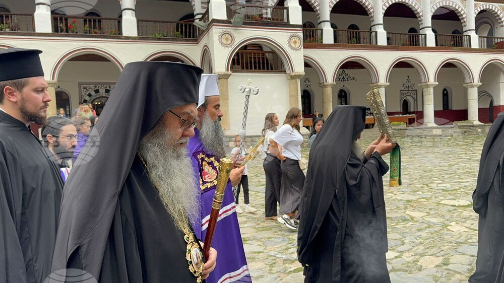 Рилски манастир - патриарх Даниил - Успение на свети Йоан Рилски