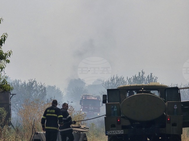 Активирана е системата BG-Alert заради пожара в Сливница