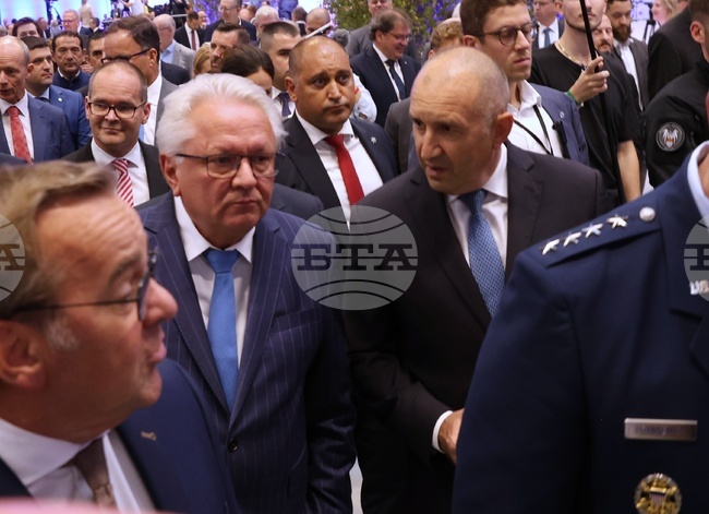 President Rumen Radev Attends Opening of New Rheinmetall Ammunition Plant