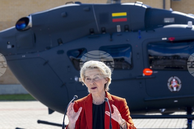 Фон дер Лайен нарече случаите с балоните с хелий над Литва "хибридна заплаха"