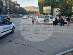 Румънско посолство - дерайлирал трамвай