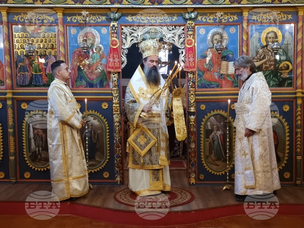 Сапарева баня - патриарх Даниил - литургия