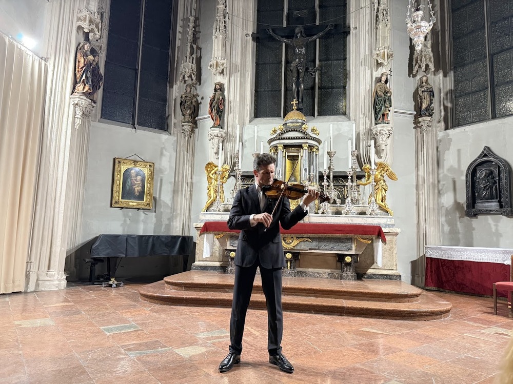 Bulgarian Violinist Svetlin Roussev Performs at Hofburg Palace in Vienna