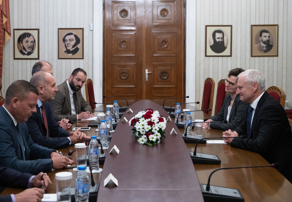 President Radev Meets with Representatives of German-Bulgarian Chamber of Industry and Commerce
