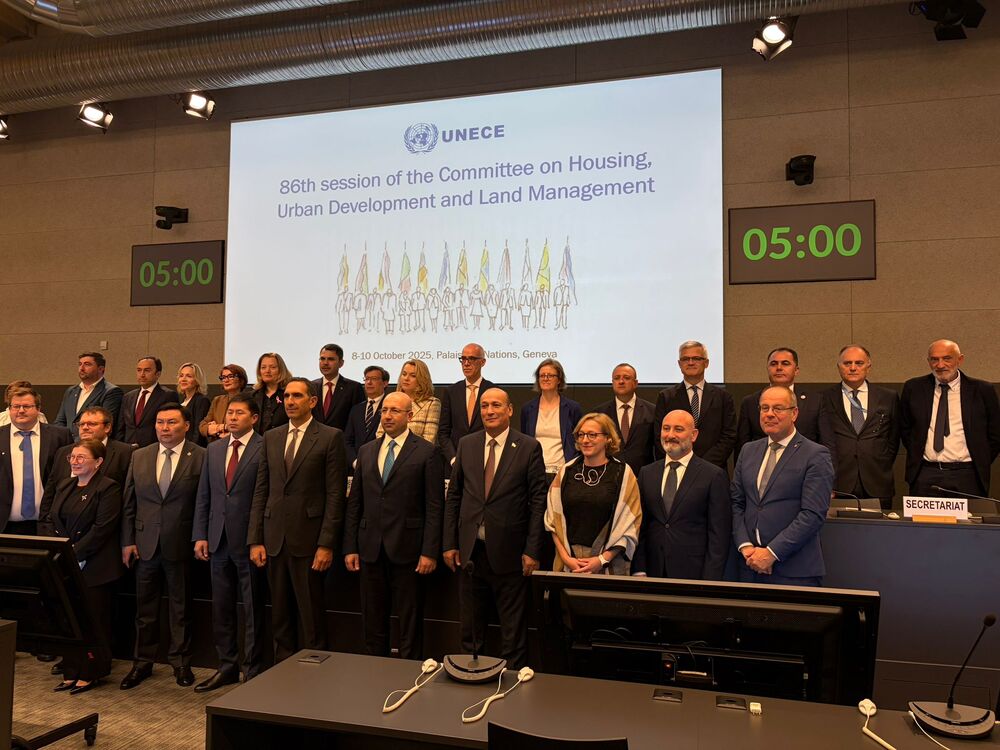Regional Development Minister Addresses Session of UNECE Committee on Urban Development, Housing Policy, and Land Management