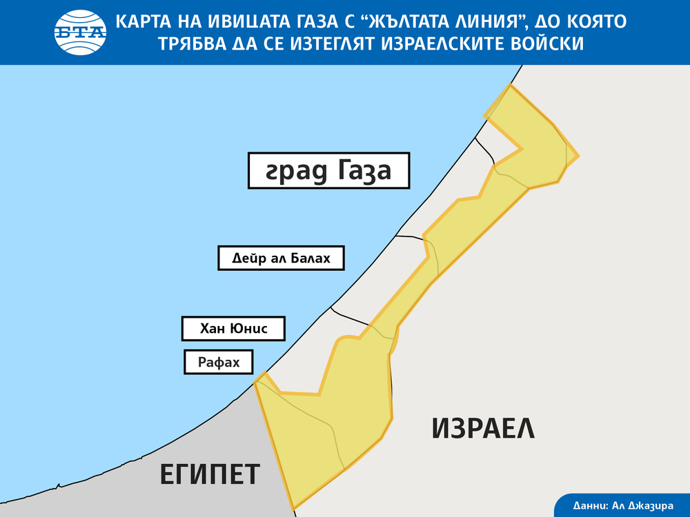 Израел нанесе удари в Газа при първото голямо изпитание за примирието, след обвинения, че бойци на "Хамас" са атакували силите му