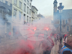 Белгия - Брюксел - стачка