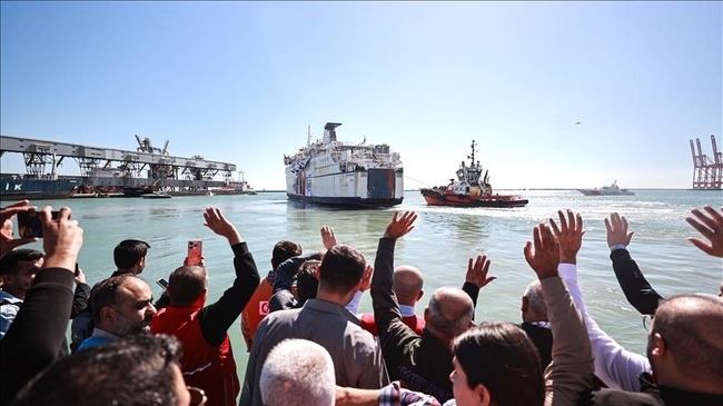 АА: Седемнадесетият турски „Кораб на добротата“ отплава с хуманитарна помощ за Газа