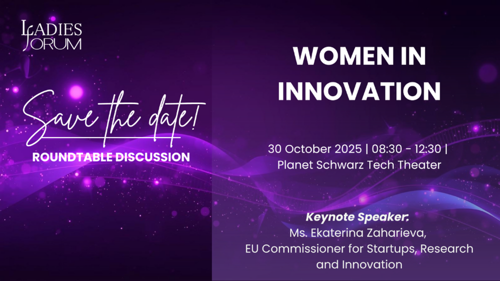 Roundtable Discussion on Women in Innovation to Be Held in Sofia