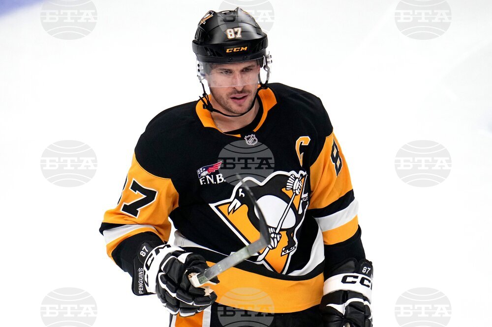 Сидни Кробси записа 1700-ата си точка в Националната хокейна лига при победа на Питсбърг