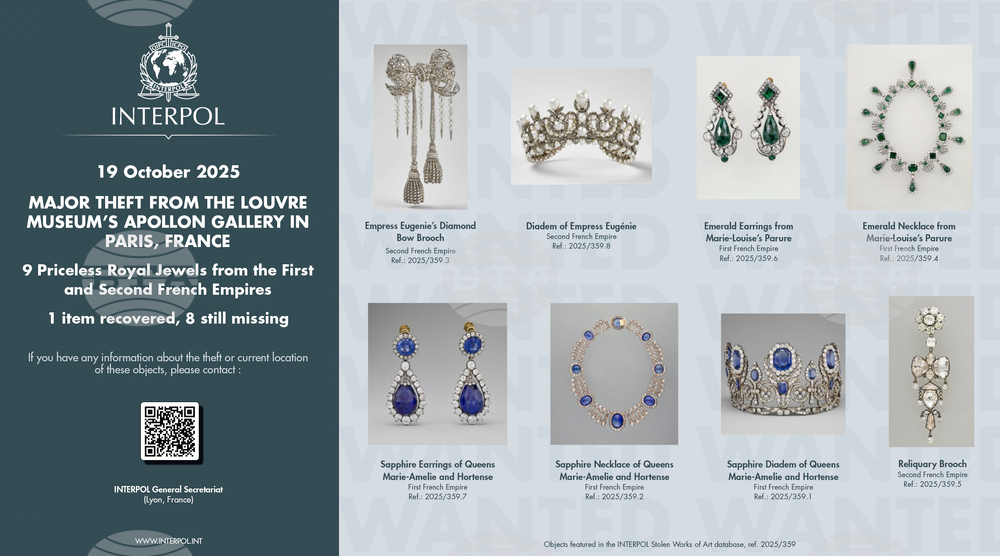 Експерти обясняват каква може да е съдбата на откраднатите от Лувъра бижута