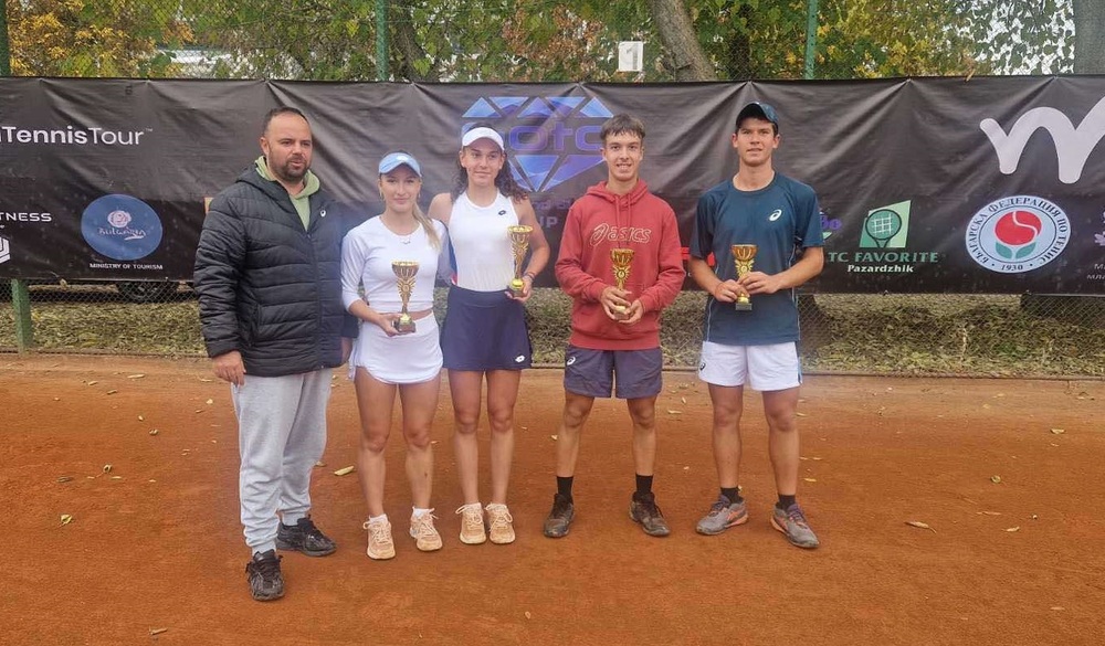 Калоян Шиков при юношите и Александра Рангелова при девойките триумфираха с титлите на сингъл на турнир от ITF в Пазарджик