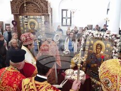 Кюстендил - Димитровден - литургия - патриарх Даниил