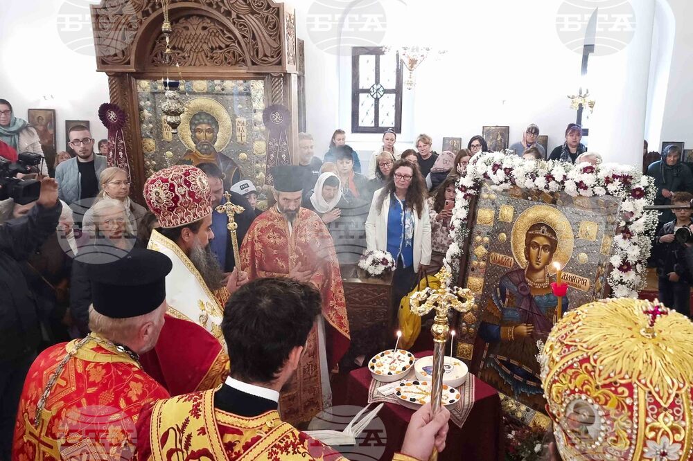 Кюстендил - Димитровден - литургия - патриарх Даниил