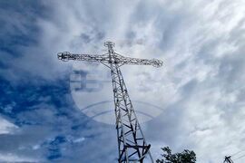 Смолян - Димитровден - 19-метров кръст - освещаване