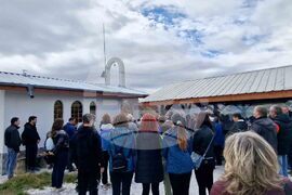 Смолян - Димитровден - 19-метров кръст - освещаване