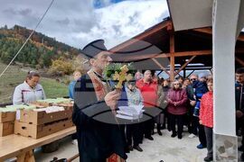 Смолян - Димитровден - 19-метров кръст - освещаване