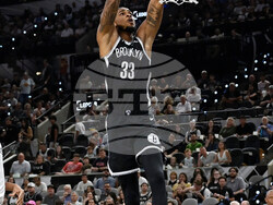 Nets Spurs Basketball