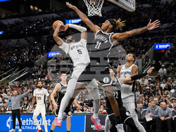 Nets Spurs Basketball