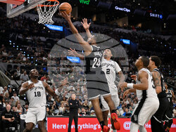 Nets Spurs Basketball