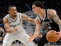 Nets Spurs Basketball