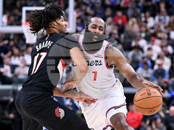 Trailblazers Clippers Basketball