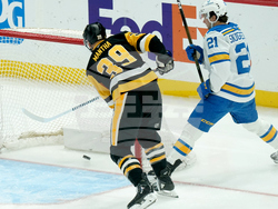 Blues Penguins Hockey