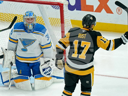 Blues Penguins Hockey