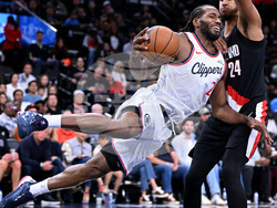 APTOPIX Trail Blazers Clippers Basketball