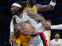 Blazers Lakers Basketball