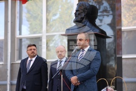 Украйна - Измаил - обновен паметник на Христо Ботев - откриване