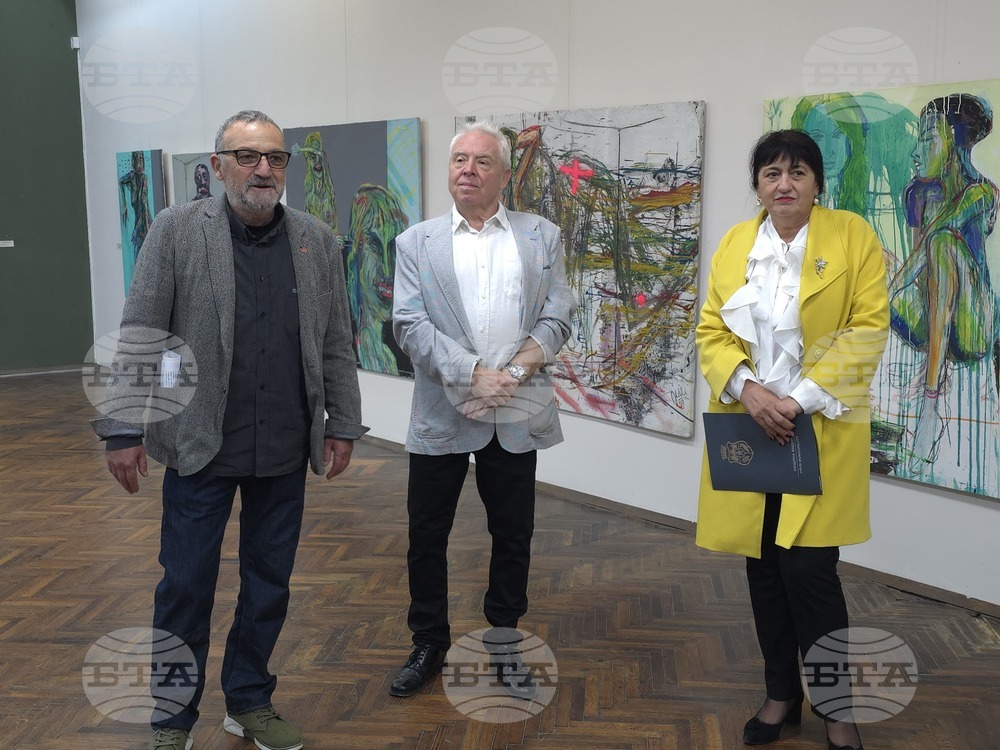 Чешкият художник Петър Йедличка откри своя изложба във Видин