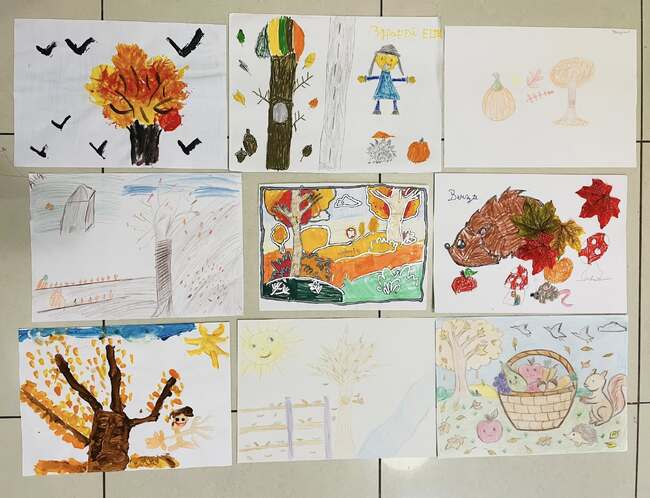 Рисунки на възпитаници на училище „Хан Аспарух“ в Брайтън, Англия, бяха изложени в местен дом за възрастни хора