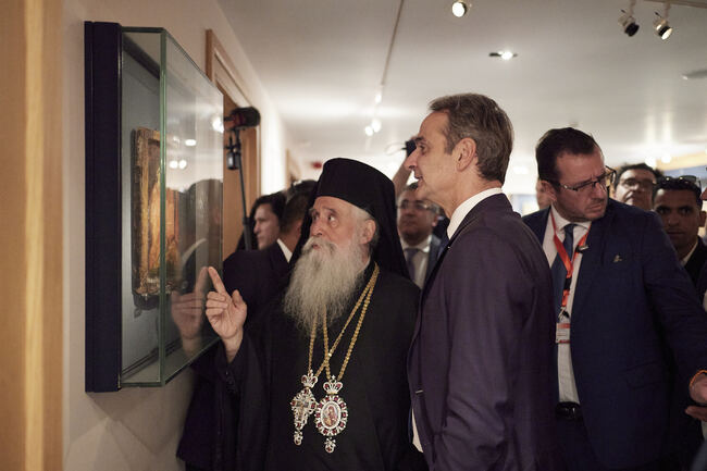 АНА-МПА: Мицотатакис изтъкна трайния ангажимент на Гърция към мисията на манастира „Св. Екатерина“ на планината Синай