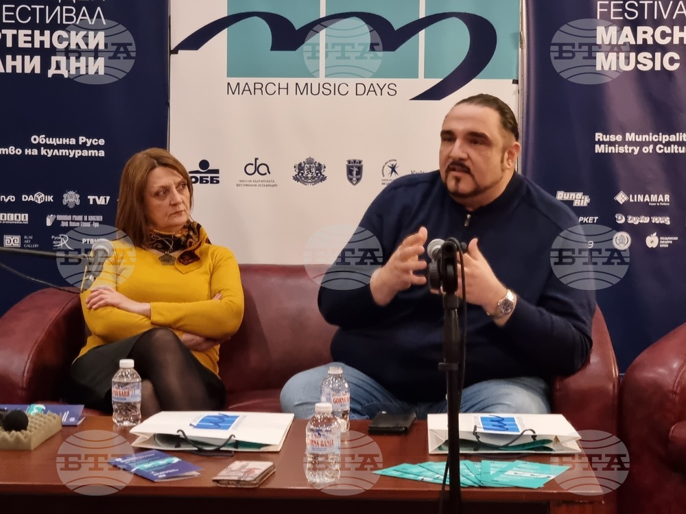 "Мартенски музикални дни" в Русе предлага песенна вечер с баритона Кирил Манолов и с пианистката Боряна Ламбрева