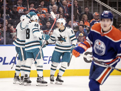 Sharks Oilers Hockey