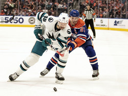 Sharks Oilers Hockey
