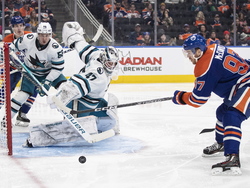 Sharks Oilers Hockey