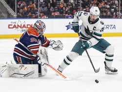 Sharks Oilers Hockey